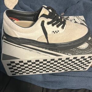 Vans Off The Wall Breana Geering ( Marshmellow) ultra Rare shoe of Sk8 history